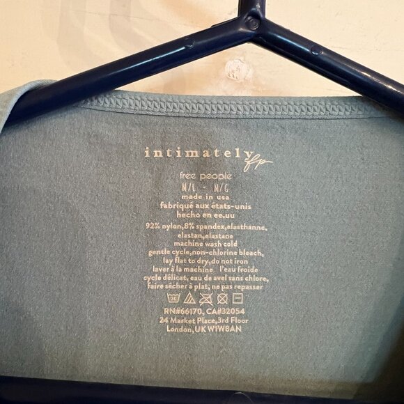 Free People Crew Love Bodysuit — Seafoam, Size M/L - Picture 2 of 3